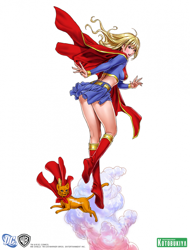 streaky the supercat+supergirl