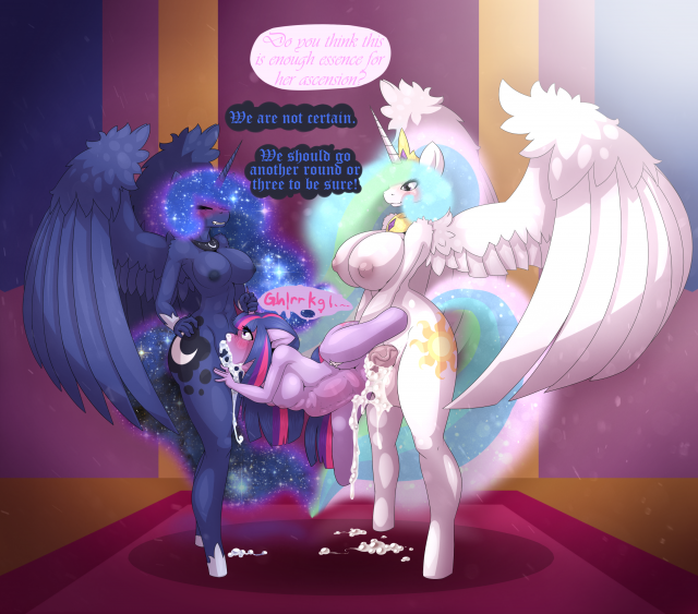 princess celestia (mlp)+princess luna (mlp)+twilight sparkle (mlp)