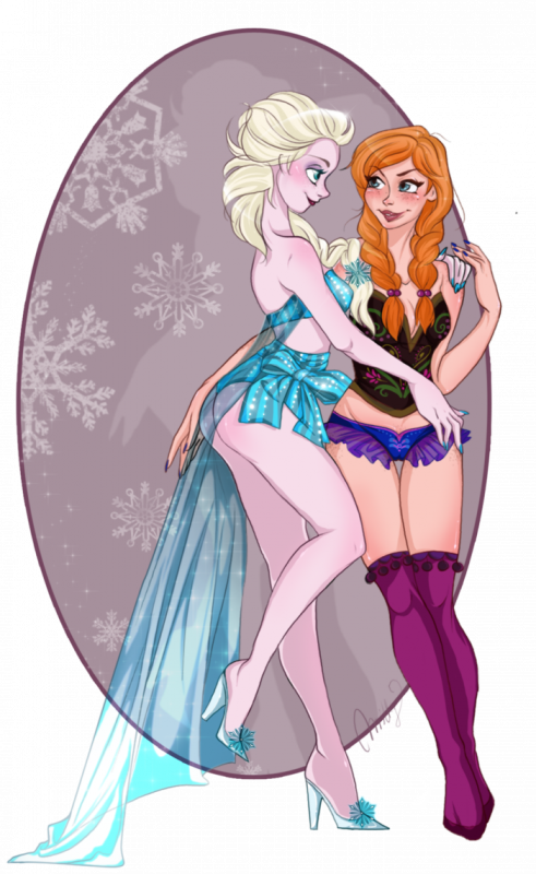 anna (frozen)+elsa (frozen)