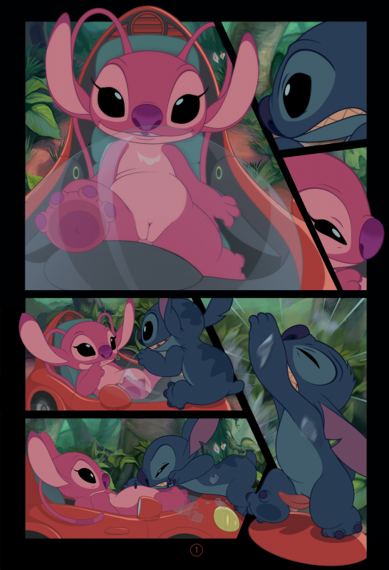 angel (lilo and stitch)+stitch (lilo and stitch)