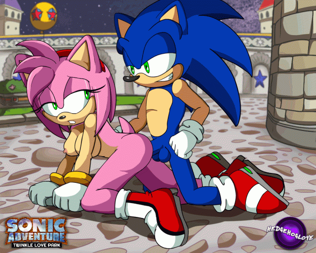 amy rose+sonic the hedgehog