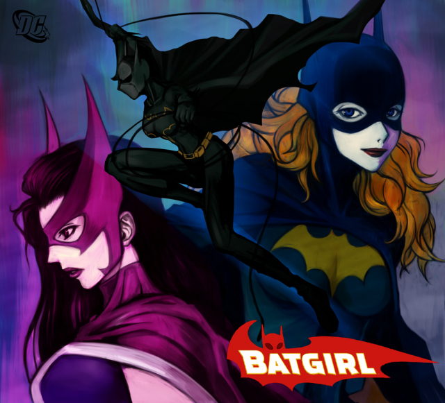 barbara gordon+batgirl+cassandra cain+helena bertinelli+huntress