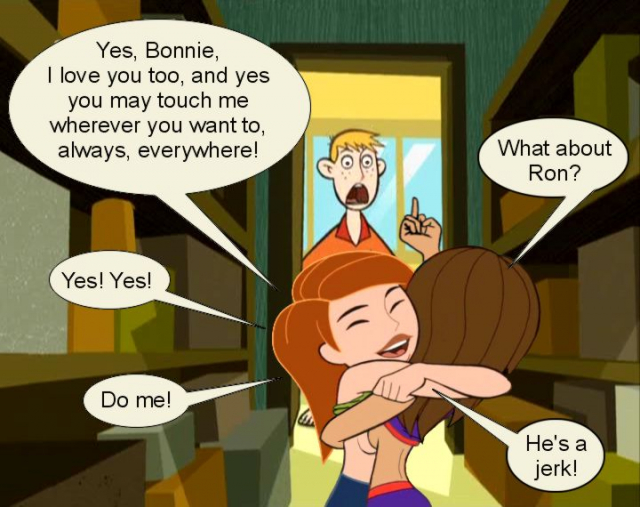 bonnie rockwaller+kimberly ann possible+ron stoppable