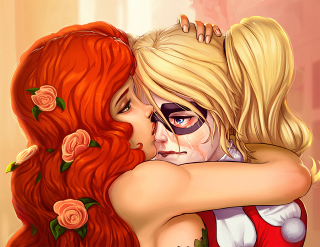 harley quinn+poison ivy