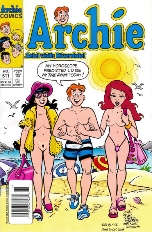 archie andrews+ariel+veronica lodge