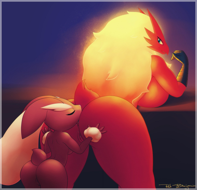 blaziken+lopunny