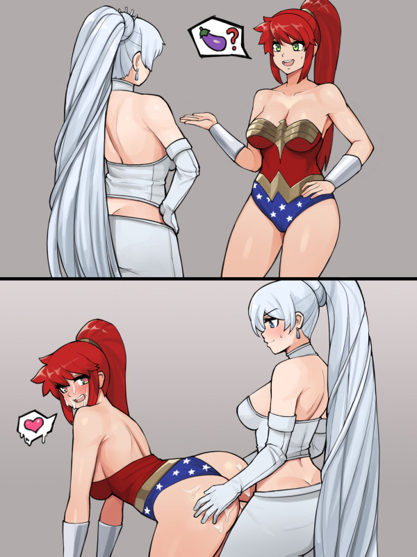 emma frost+pyrrha nikos+weiss schnee+white queen+wonder woman (cosplay)