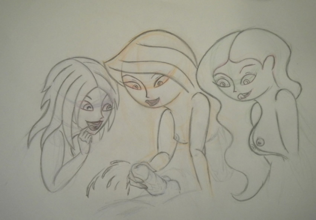 bonnie rockwaller+kimberly ann possible+ron stoppable+tara