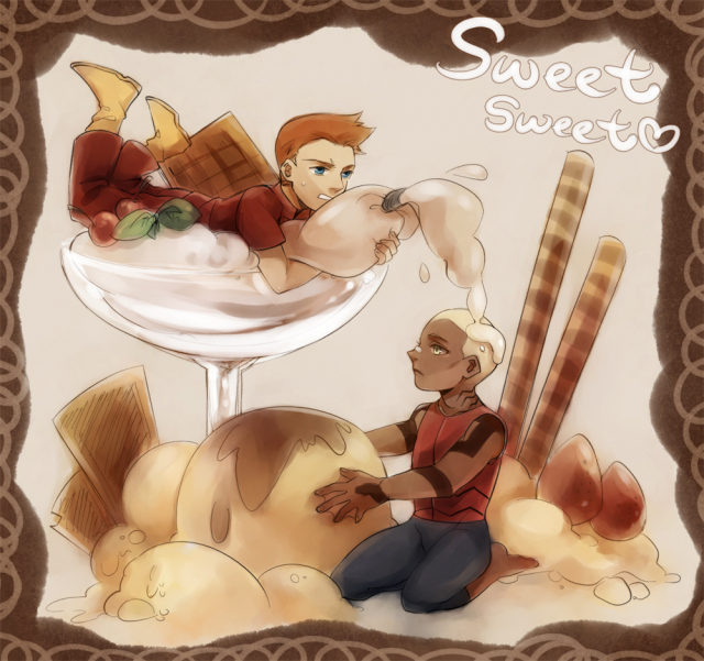 aqua lad+kaldur'ahm+roy harper+speedy