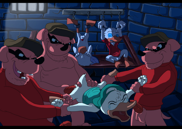 beagle boys+dewey duck+huey duck+louie duck