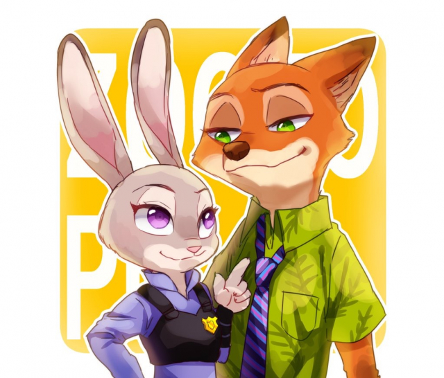 judy hopps+nick wilde