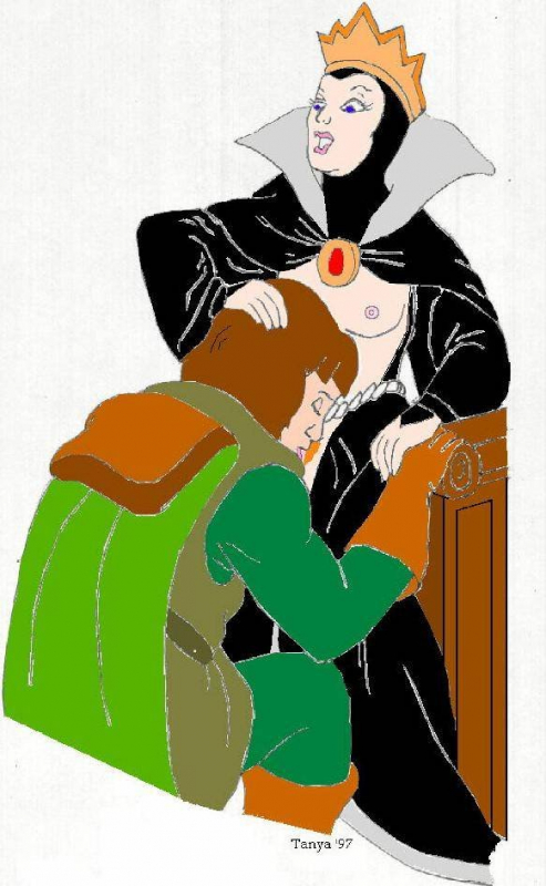 humbert the huntsman+tanya+the evil queen