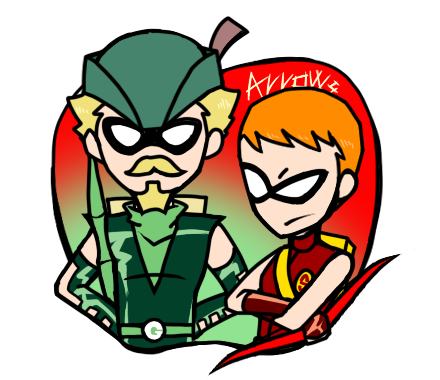 green arrow+oliver queen+roy harper+speedy