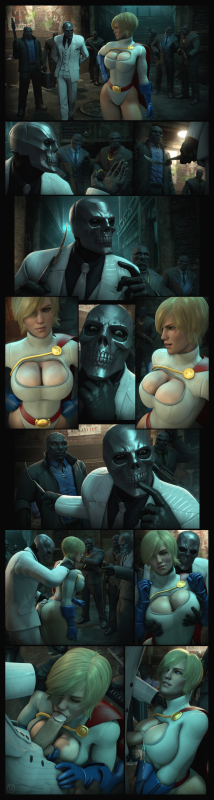 black mask+kara zor-l+karen starr+power girl+roman sionis