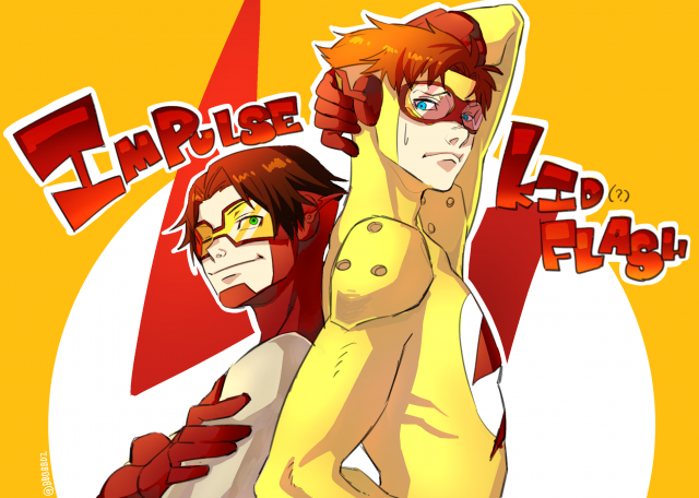 bart allen+impulse+kid flash+wally west