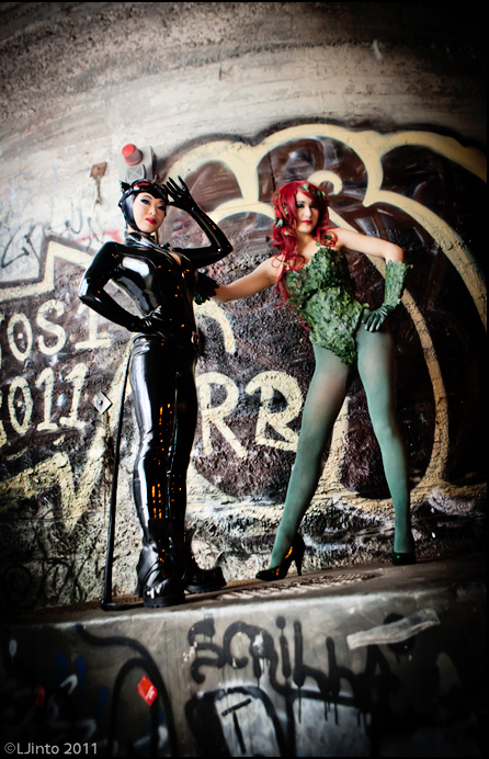 catwoman+poison ivy