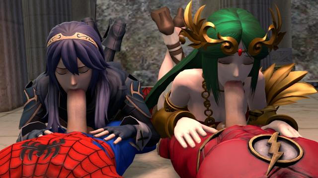 lucina+palutena+spidQ-man+thc- flash