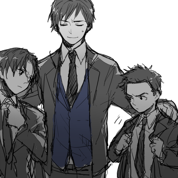 damian wayne+dick grayson+tim drake