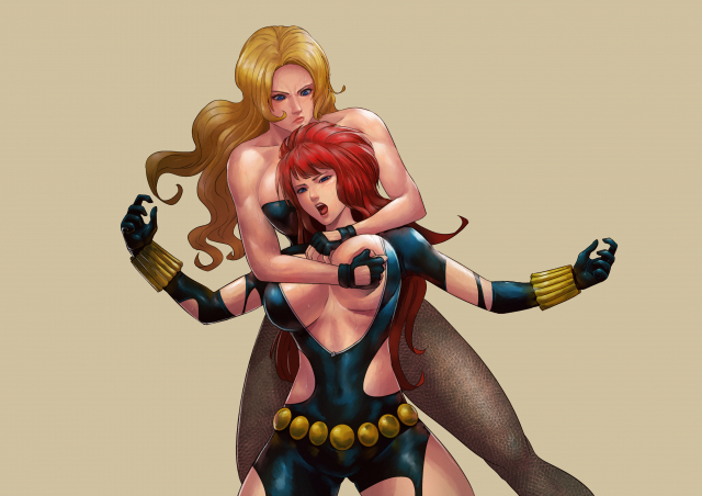 black canary+black widow+natasha romanoff