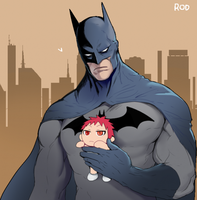 akashi seijuurou+batman+bruce wayne