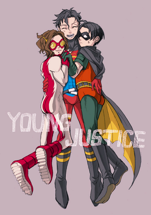 bart allen+impulse+kok-el+roY- (dc)+superboy+tg- drake