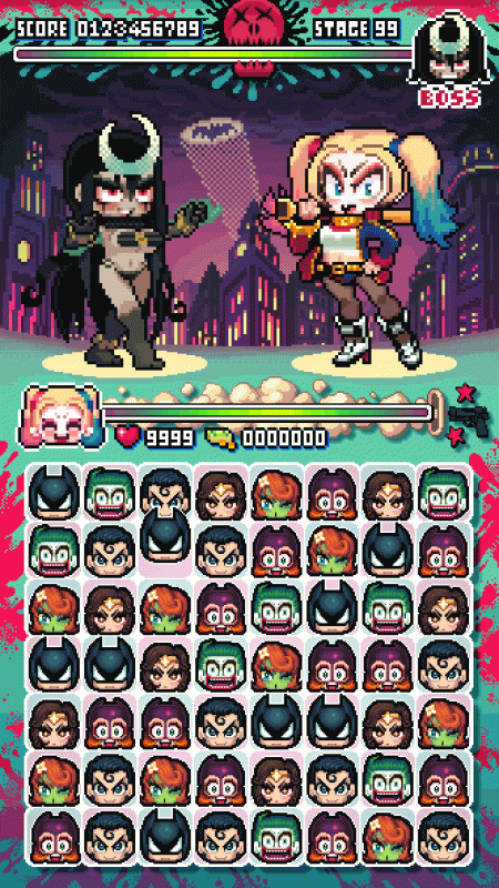 batgirl+batman+enchantress (dc)+harley quinn+poison ivy+superman+the joker+wonder woman