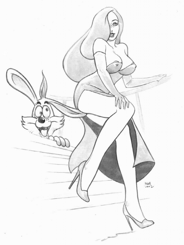 jessica rabbit+roger rabbit