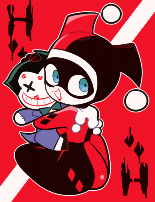 harley quinn+the joker