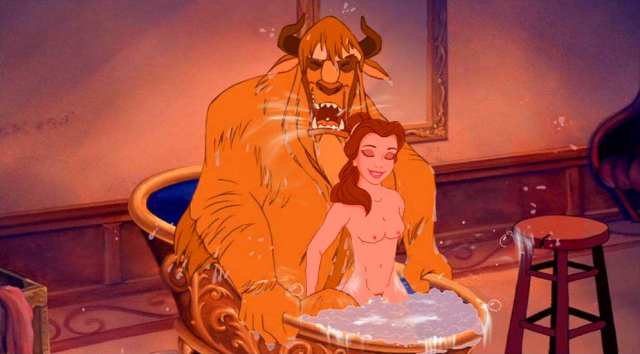 beast (disney)+belle