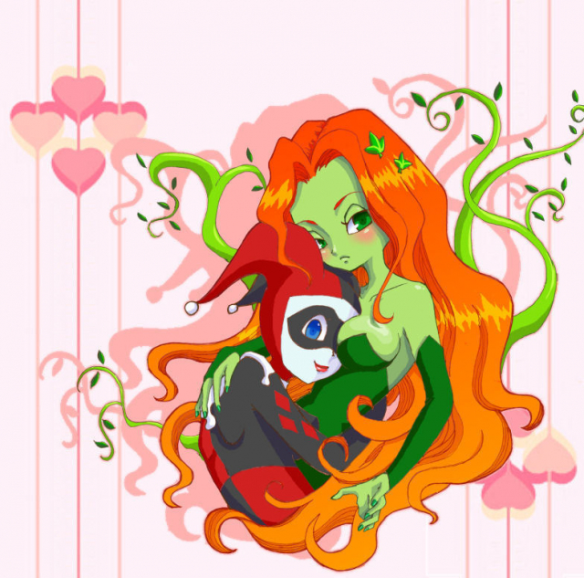 harley quinn+poison ivy