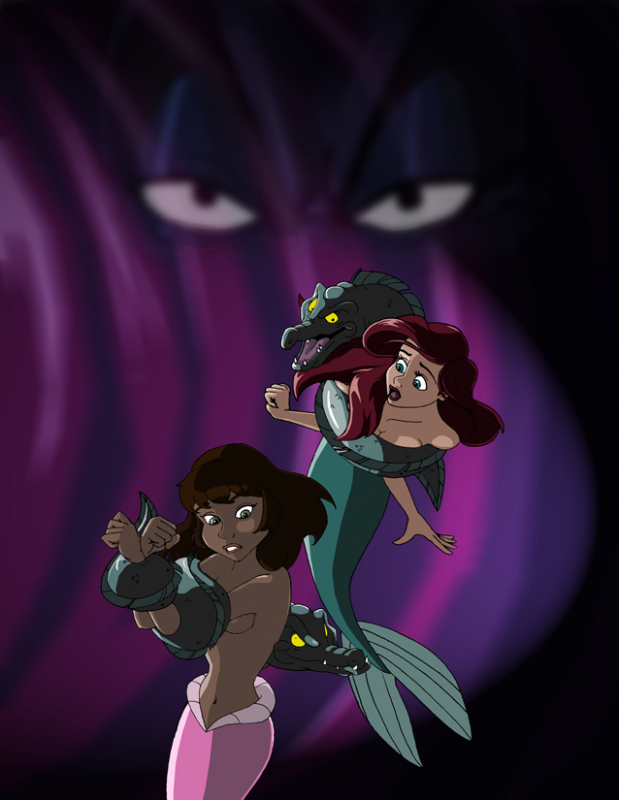 ariel+gabriella+jetsam+ursula