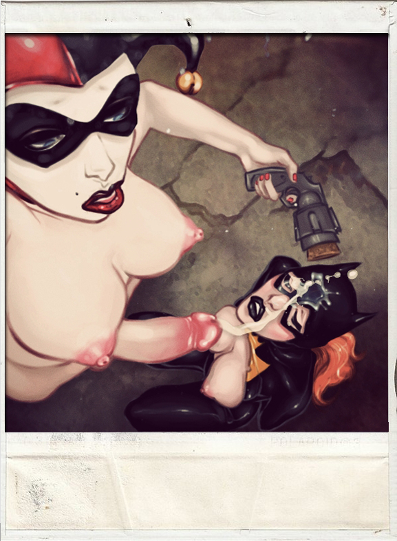 barbara gordon+batgirl+harley quinn