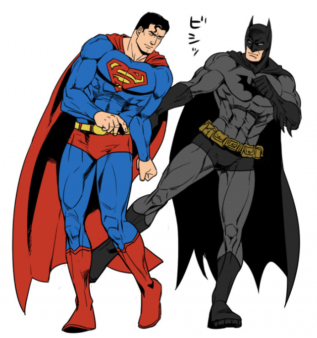 batman+brs- wayne+clY- kent+kak-el+superman-