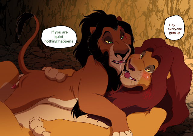 mufasa+scar (the lion king)
