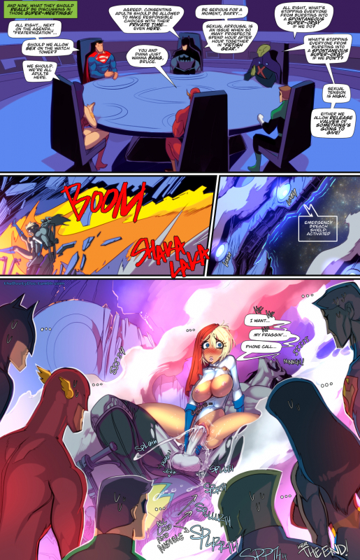 batman+green lantern+kara zor-el+lobo (dc comics)+martian manhunter+power girl+superman+the flash+wonder woman