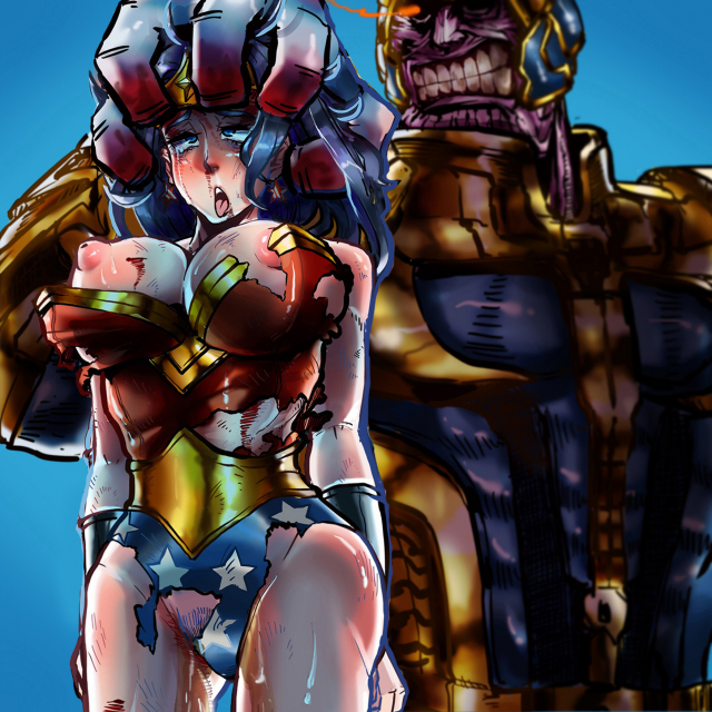 thanos+wonder woman