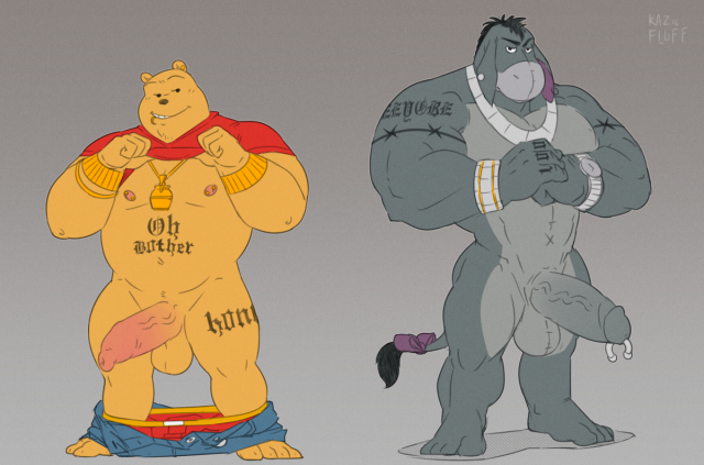 eeyore+pooh bear