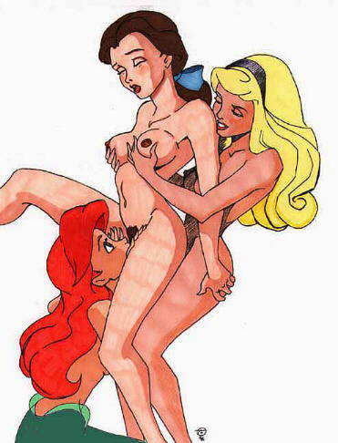 ariel+belle+princess aurora