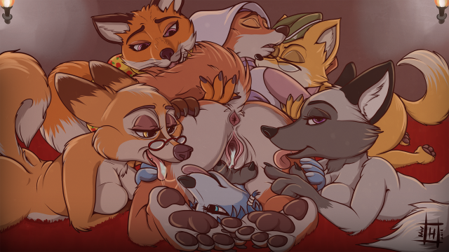 krystal+lt. fox vixen+maid marian+mrs fox