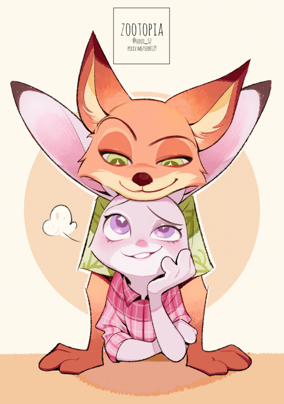 judy hopps+nick wilde