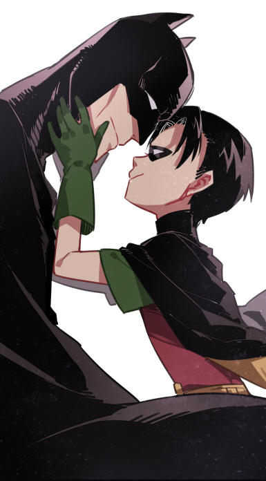 batman+bruce wayne+robin (dc)+tim drake