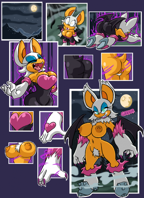 rouge the bat+werebat