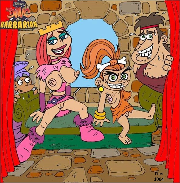 fang (dave the barbarian)+princess candy