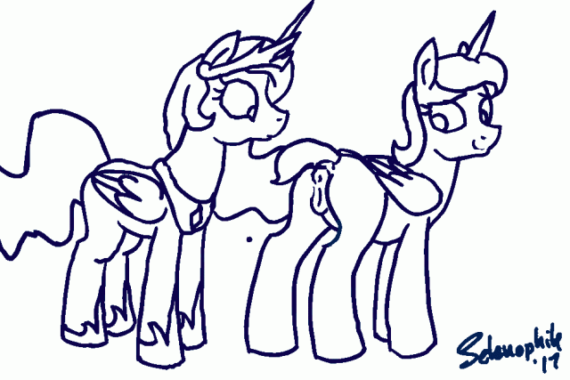 princess celestia (mlp)+princess luna (mlp)