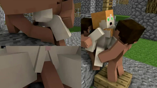 alex (minecraft)+steve (minecraft)