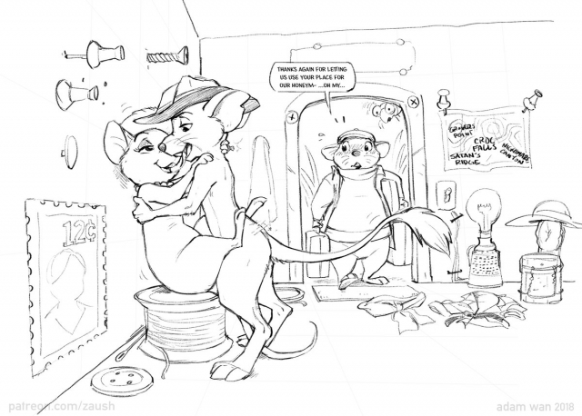 bernard+jake (the rescuers)+miss bianca