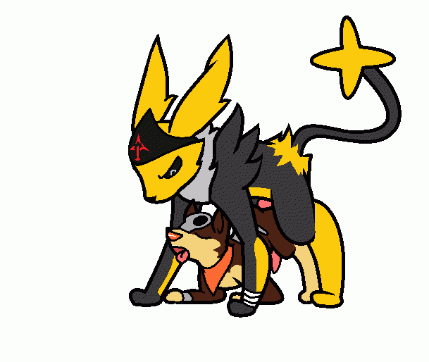 eeveelution+houndour+jolteon+luxray+original character