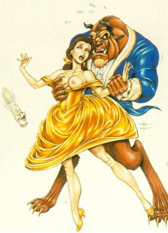 beast (disney)+belle