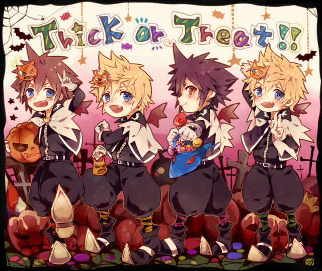 roxas+sora (kingdom hearts)+unversed+vanitas+ventus
