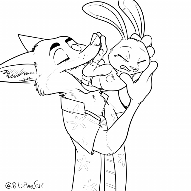 judy hopps+nick wilde